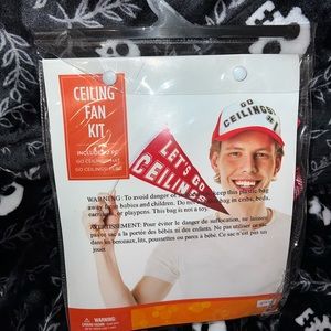 Ceiling fan costume kit.